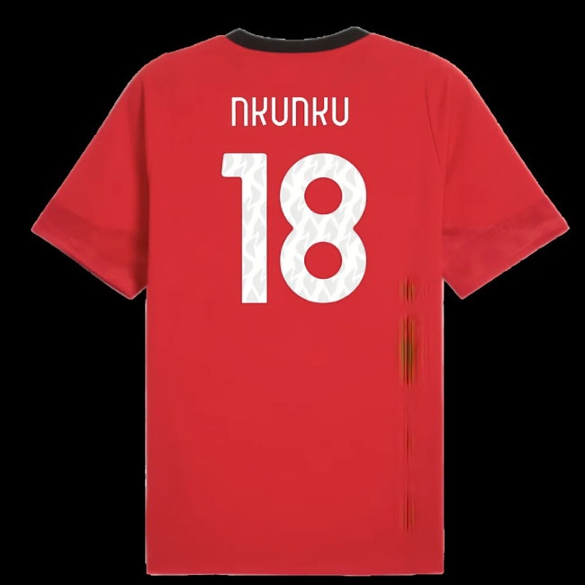 2025-2026 AC Milan Training Jersey (Red) (Nkunku 18) — Buy Now