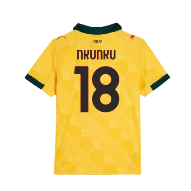 2025-2026 AC Milan Third Shirt (Kids) (Nkunku 18) — Shop Online