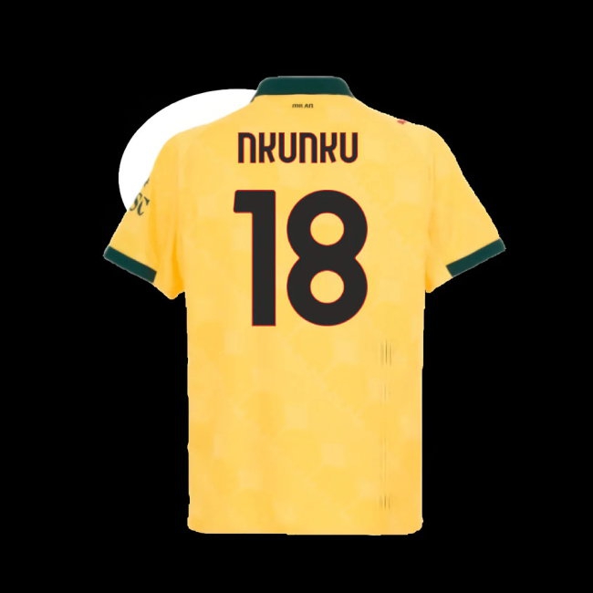 2025-2026 AC Milan Player Version Third Shirt (Nkunku 18) — Shop Online