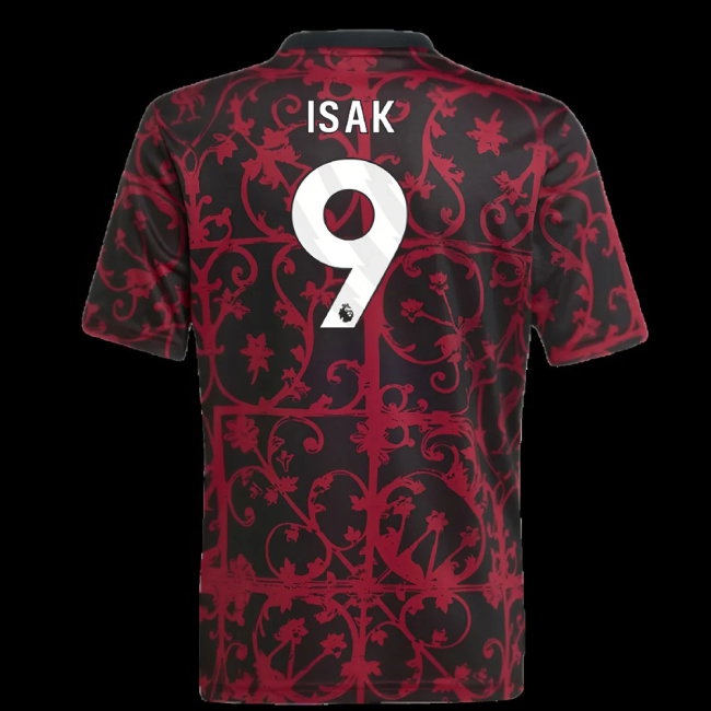 2025-2026 Liverpool Pre-Match Shirt (Black) - Kids (Isak 9) — Buy Now