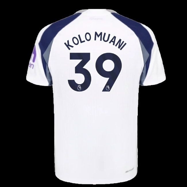 2025-2026 Tottenham Hotspur Player Version Home Shirt (Kolo Muani 39) — Buy Now