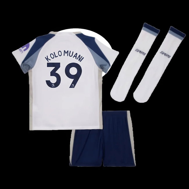 2025-2026 Tottenham Home Little Kids Mini Kit (Kolo Muani 39) — Shop Online