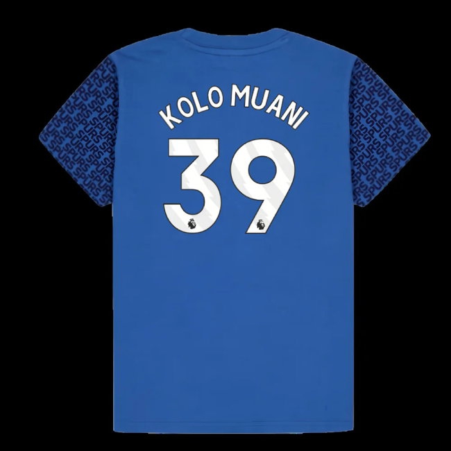 Tottenham Hotspur Graphic T-shirt (Blue) - Kids (Kolo Muani 39) — Buy Online