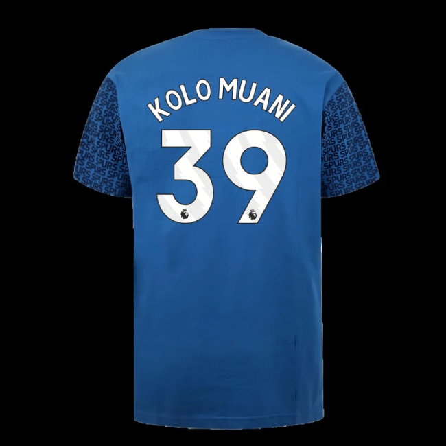 Tottenham Hotspur Graphic T-shirt (Blue) (Kolo Muani 39) — Buy Now