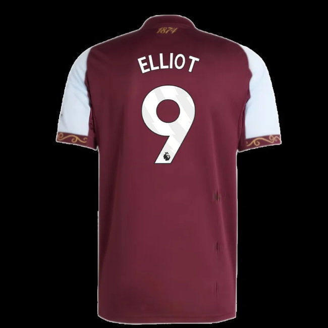 2025-2026 Aston Villa Home Shirt (Elliot 9) — Shop Now