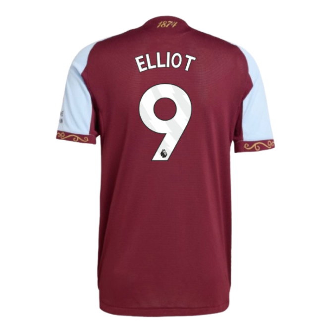2025-2026 Aston Villa Player Version Home Shirt (Elliot 9) — Shop Now