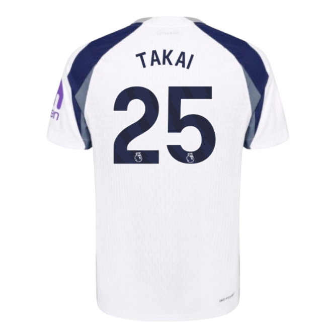 2025-2026 Tottenham Hotspur Player Version Home Shirt (Takai 25) — Shop Now