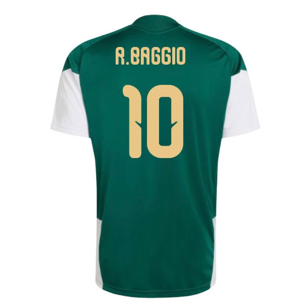 2026-2027 Italy Training Jersey (Green) (R.Baggio 10) — Buy Online