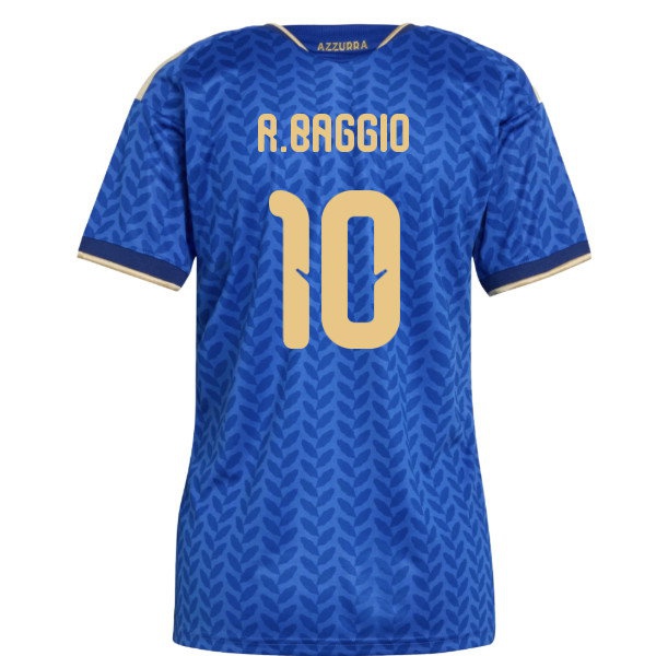 2026-2027 Italy Home Shirt (Womens) (R.Baggio 10) — Shop Online