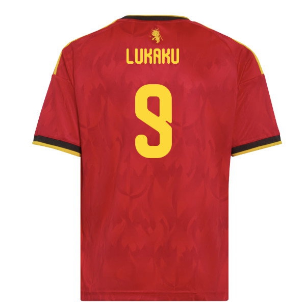 2026-2027 Belgium Home Shirt (Kids) (Lukaku 9) — Shop Now