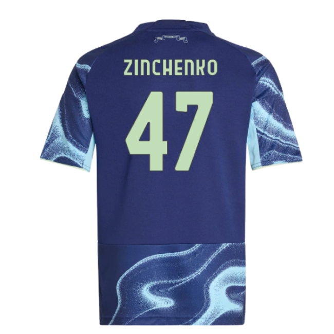 2025-2026 Ajax Away Shirt (Kids) (Zinchenko 47) — Shop Online
