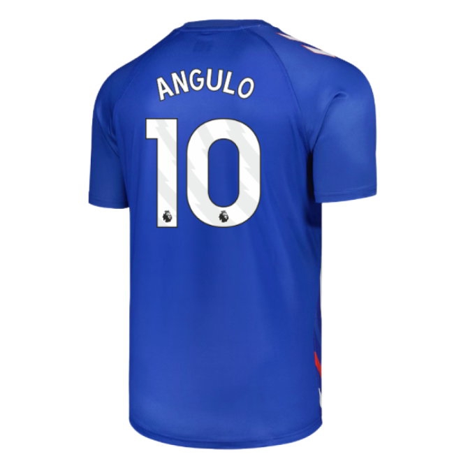 2025-2026 Sunderland Away Pre-Match Jersey (Blue) (Angulo 10) — Buy Online