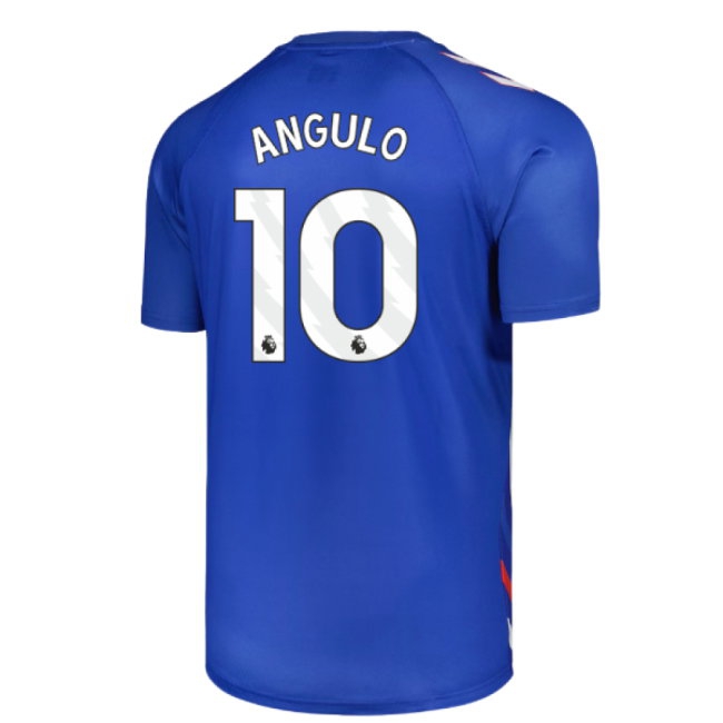 2025-2026 Sunderland Away Pre-Match Jersey (Blue) - Kids (Angulo 10) — Shop Now
