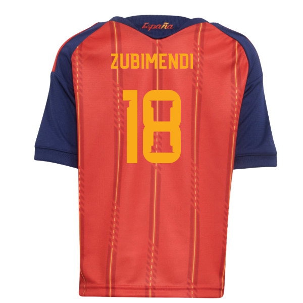 2026-2027 Spain Home Little Kids Mini Kit (Zubimendi 18) — Shop Online