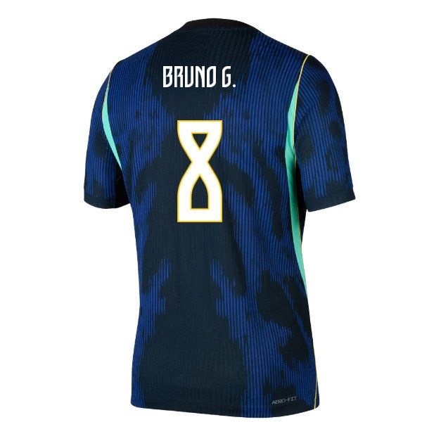 2026-2027 Brazil Match Away Jordan Aero-FIT Player Version Shirt (Bruno G. 8) — Shop Now