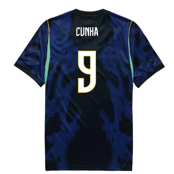 2026-2027 Brazil Away Shirt (Kids) (Cunha 9) — Buy Now