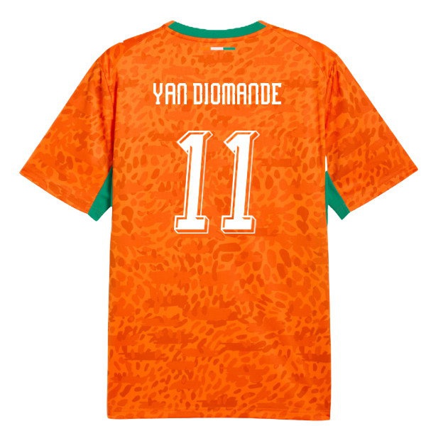 2026-2027 Ivory Coast Home Shirt (Yan Diomande 11) — Buy Now
