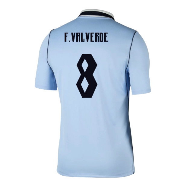 2026-2027 Uruguay Home Shirt (F.Valverde 8) — Shop Online