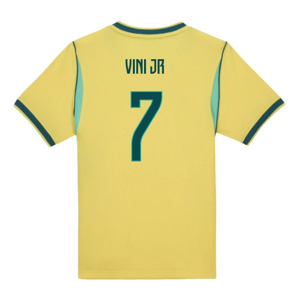 2026-2027 Brazil Home Little Boys Mini Kit (Vini JR 7) — Buy Online