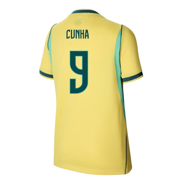 2026 Brazil Home Shirt – Little Kids (Cunha 9) — Shop Now
