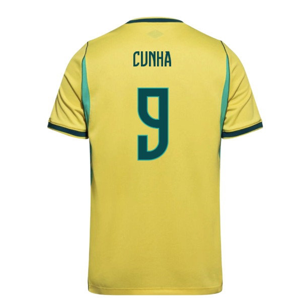 2026-2027 Brazil Home Shirt (Cunha 9) — Buy Online