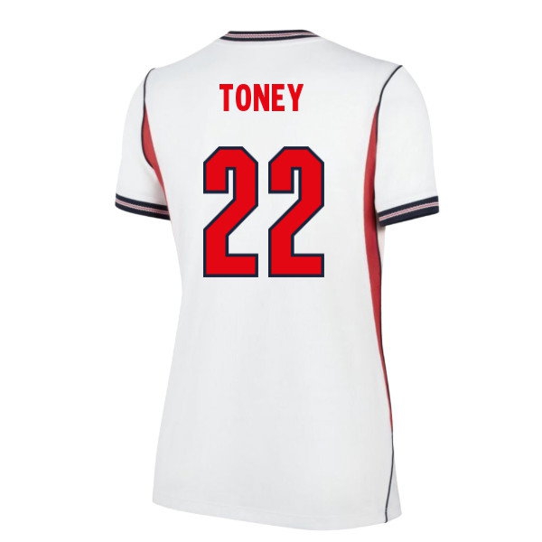 2026-2027 England Home Shirt (Womens) (Toney 22) — Buy Now