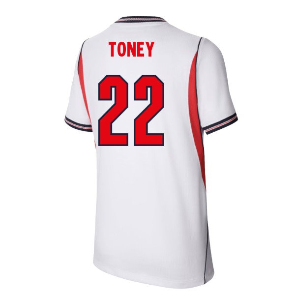 2026-2027 England Home Shirt (Kids) (Toney 22) — Buy Now