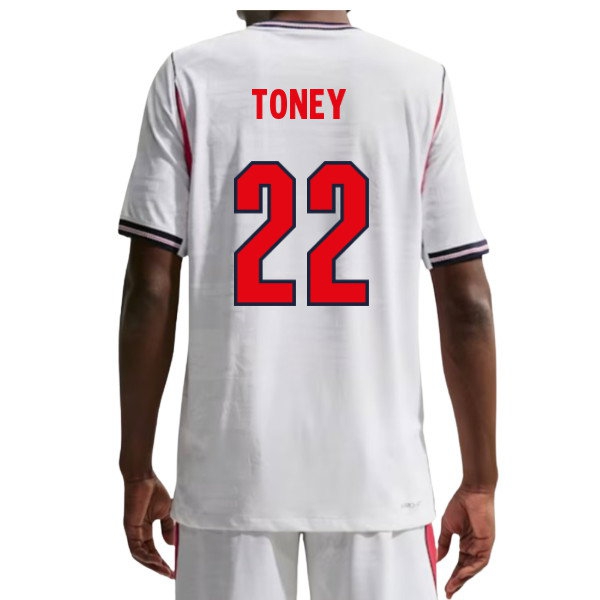2026-2027 England Player Version Aero-Fit Home Shirt (Toney 22) — Buy Now
