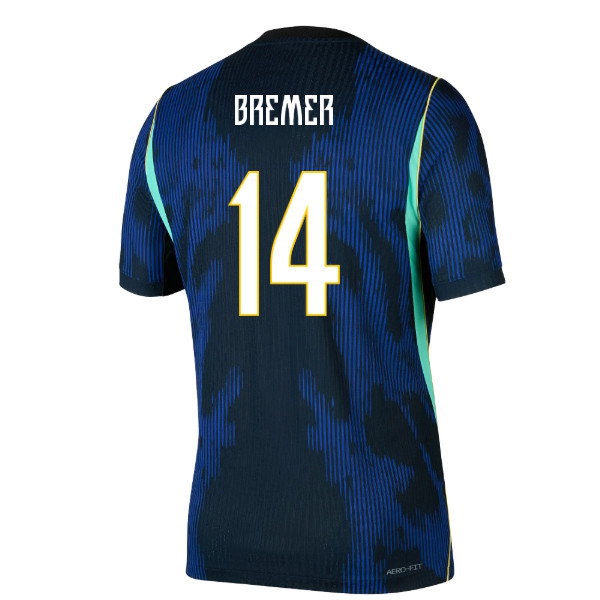2026-2027 Brazil Match Away Jordan Aero-FIT Player Version Shirt (Bremer 14) — Shop Online