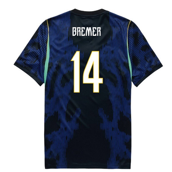 2026-2027 Brazil Away Shirt (Kids) (Bremer 14) — Shop Online