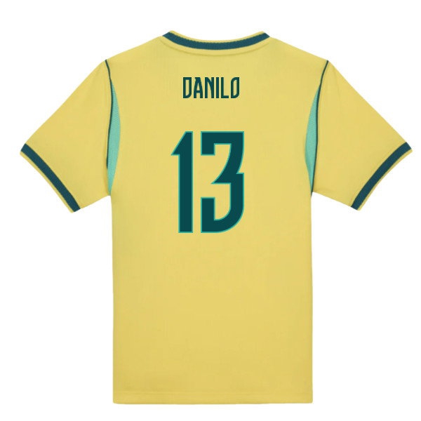 2026-2027 Brazil Home Little Boys Mini Kit (Danilo 13) — Shop Online