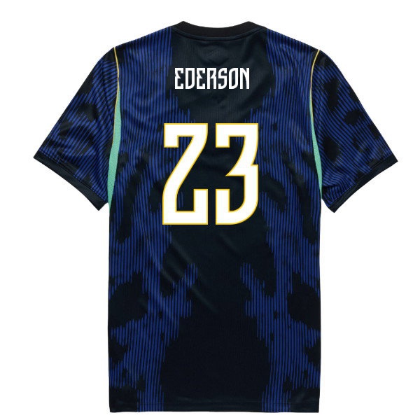 2026-2027 Brazil Away Shirt (Kids) (Ederson 23) — Buy Online