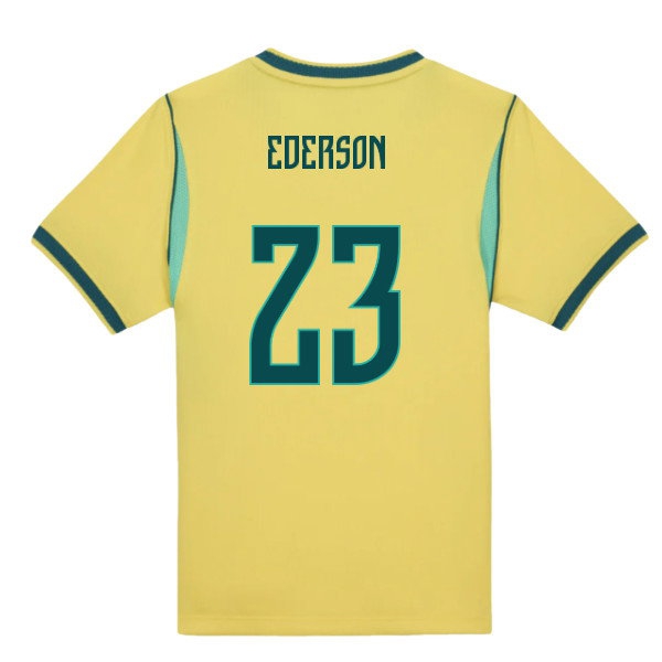2026-2027 Brazil Home Little Boys Mini Kit (Ederson 23) — Buy Now