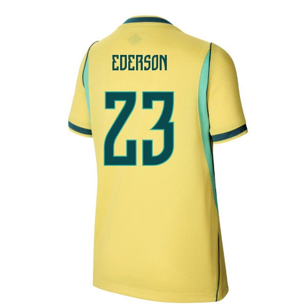 2026 Brazil Home Shirt – Little Kids (Ederson 23) — Shop Now