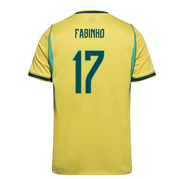 2026-2027 Brazil Home Shirt (Fabinho 17) — Shop Online