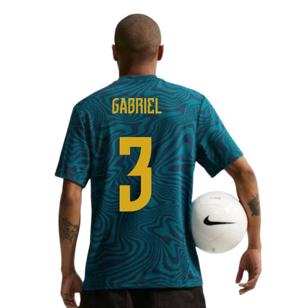 2026-2027 Brazil Primary Dri-Fit Shirt (Geode Teal) (Gabriel 3) — Shop Online