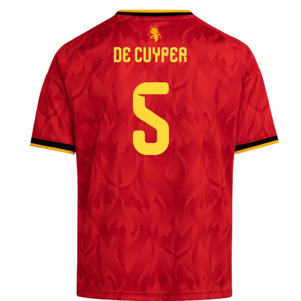 2026-2027 Belgium Home Mini Kit (De Cuyper 5) — Shop Now