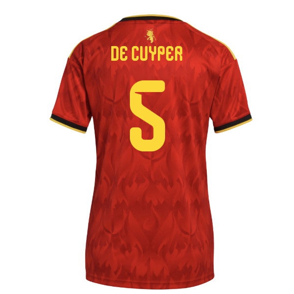 2026-2027 Belgium Home Shirt (Womens) (De Cuyper 5) — Shop Online