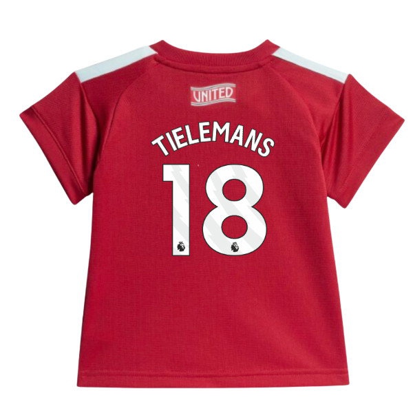 2026-2027 Man Utd Home Baby Kit (Tielemans 18) — Shop Online