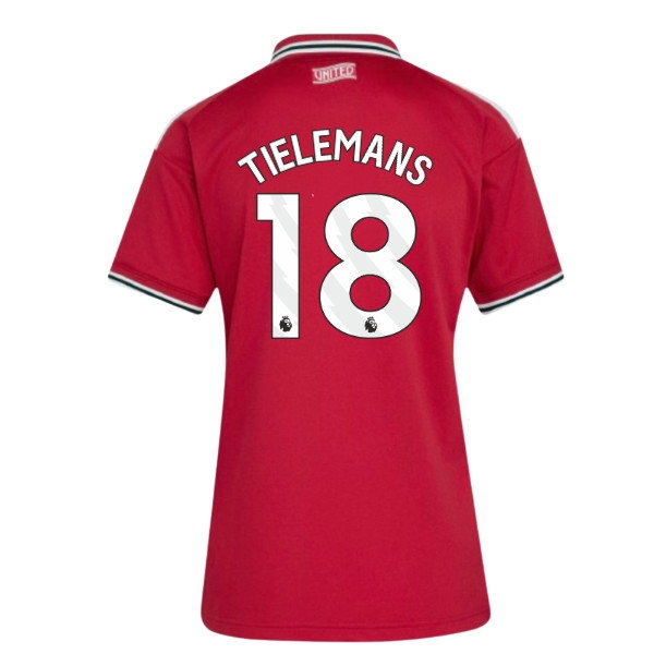 2026-2027 Man Utd Home Shirt (Womens) (Tielemans 18) — Shop Now