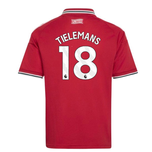 2026-2027 Man Utd Home Shirt (Kids) (Tielemans 18) — Buy Now