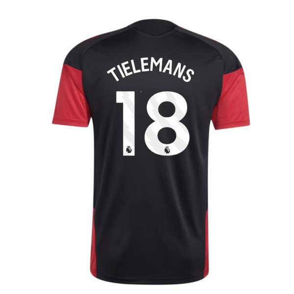 2026-2027 Man Utd Training Jersey (Black) (Tielemans 18) — Buy Now