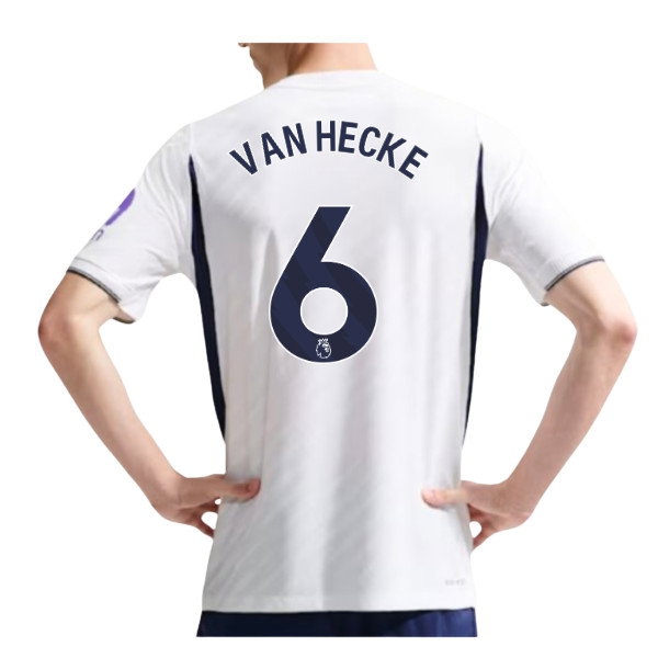 2026-2027 Tottenham Player Version Aero-Fit Match Home Shirt (Van Hecke 6) — Buy Now