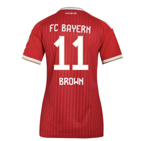2026-2027 Bayern Munich Home Shirt (Womens) (Brown 11) — Buy Now