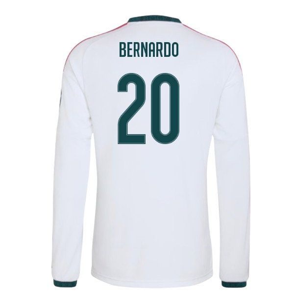 2026-2027 Real Madrid Long Sleeve Home Shirt (Bernardo 20) — Shop Online
