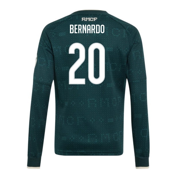 2026-2027 Real Madrid Away Long Sleeve Shirt (Kids) (Bernardo 20) — Buy Online