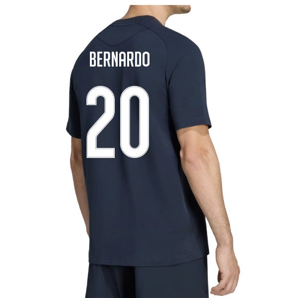 2026-2027 Real Madrid Tiro Travel Tee (Navy) (Bernardo 20) — Shop Now