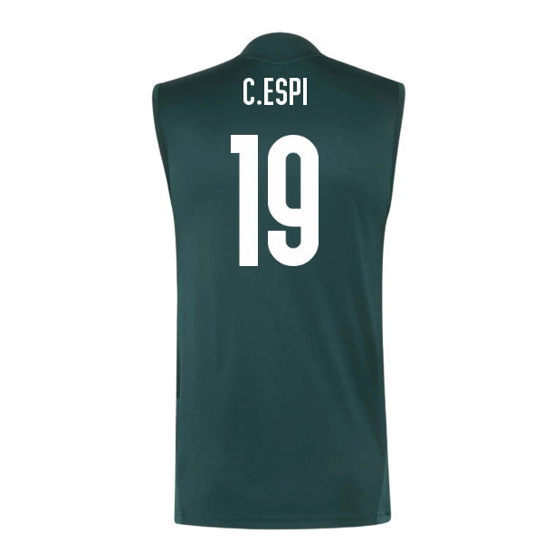 2026-2027 Real Madrid Sleeveless Training Jersey (Aurora Ivy) (C.Espi 19) — Shop Now