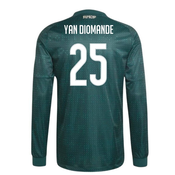 2026-2027 Real Madrid Player Version Long Sleeve Away Shirt (Yan Diomande 25) — Shop Online