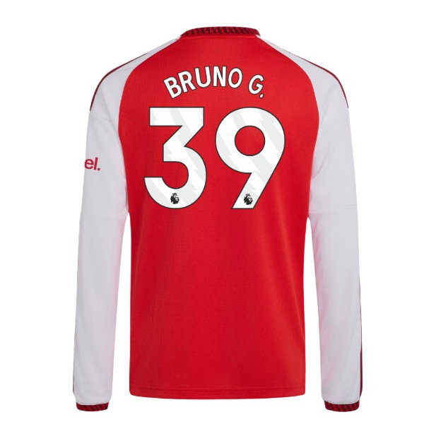2026-2027 Arsenal Home Long Sleeve Shirt (Kids) (Bruno G. 39) — Buy Now